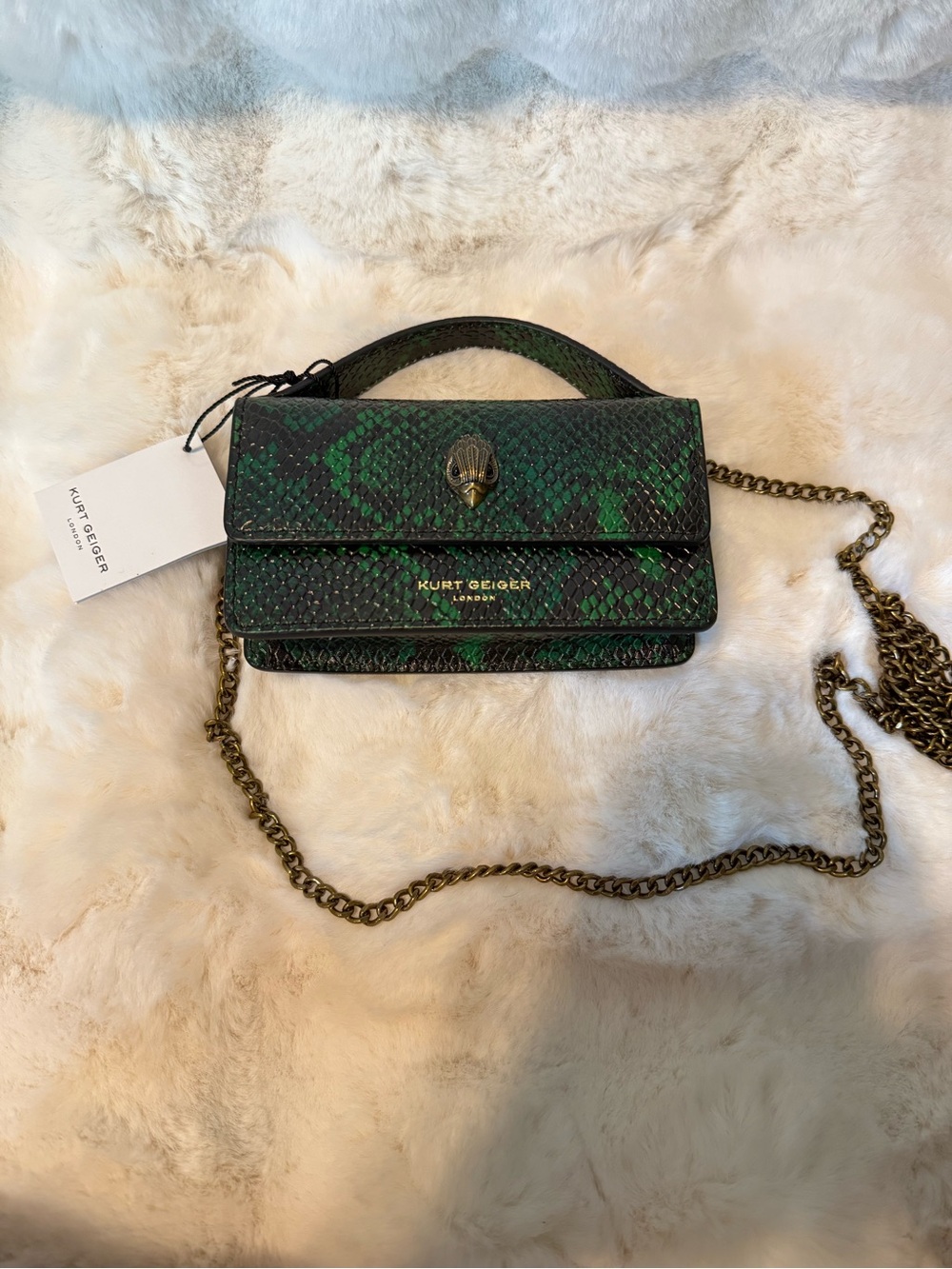 Kurt Geiger London EXTRA SMALL BOND TOP HANDLE BAG
